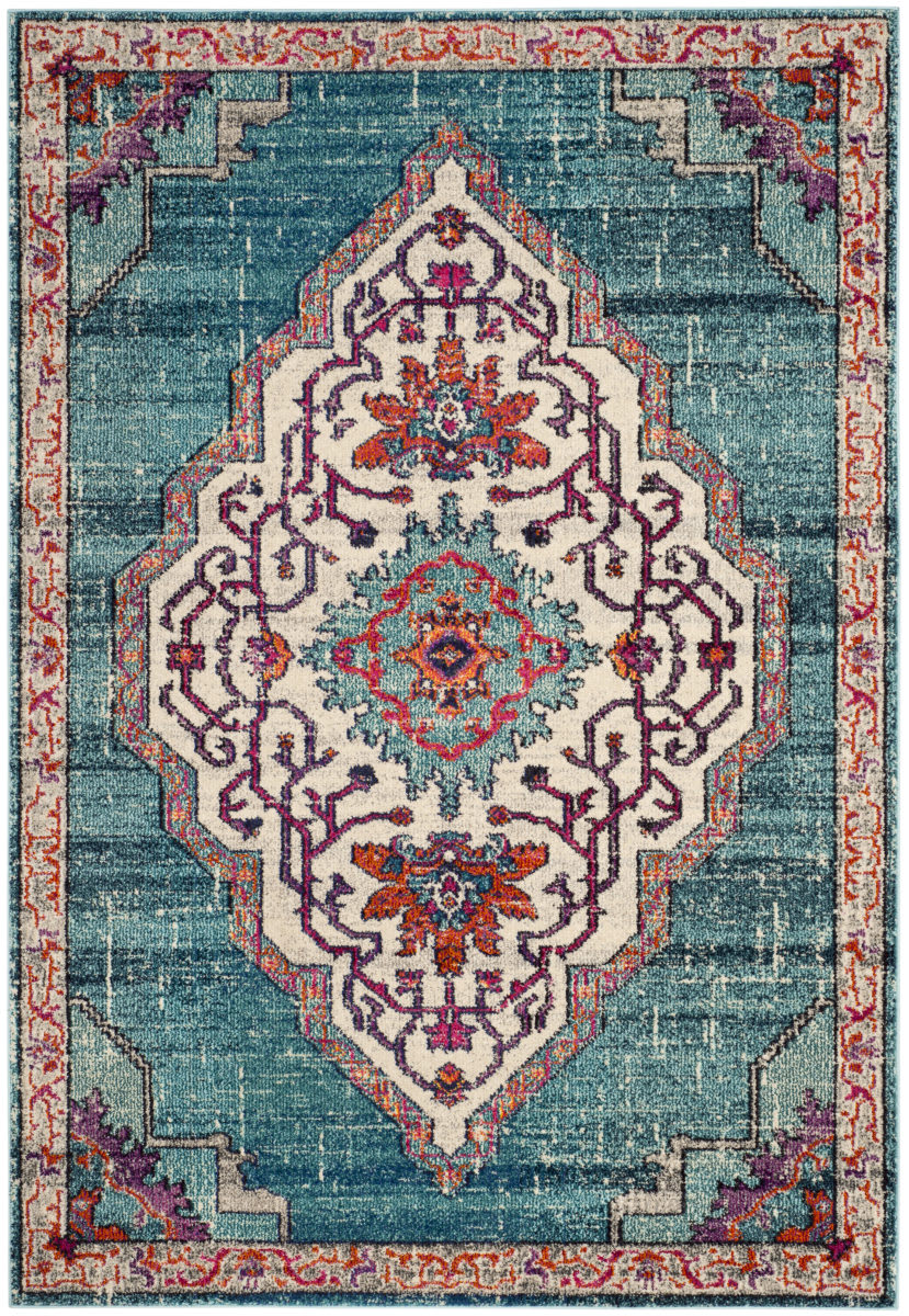 Safavieh Monaco Mnc254j Blue Multi Rug Studio