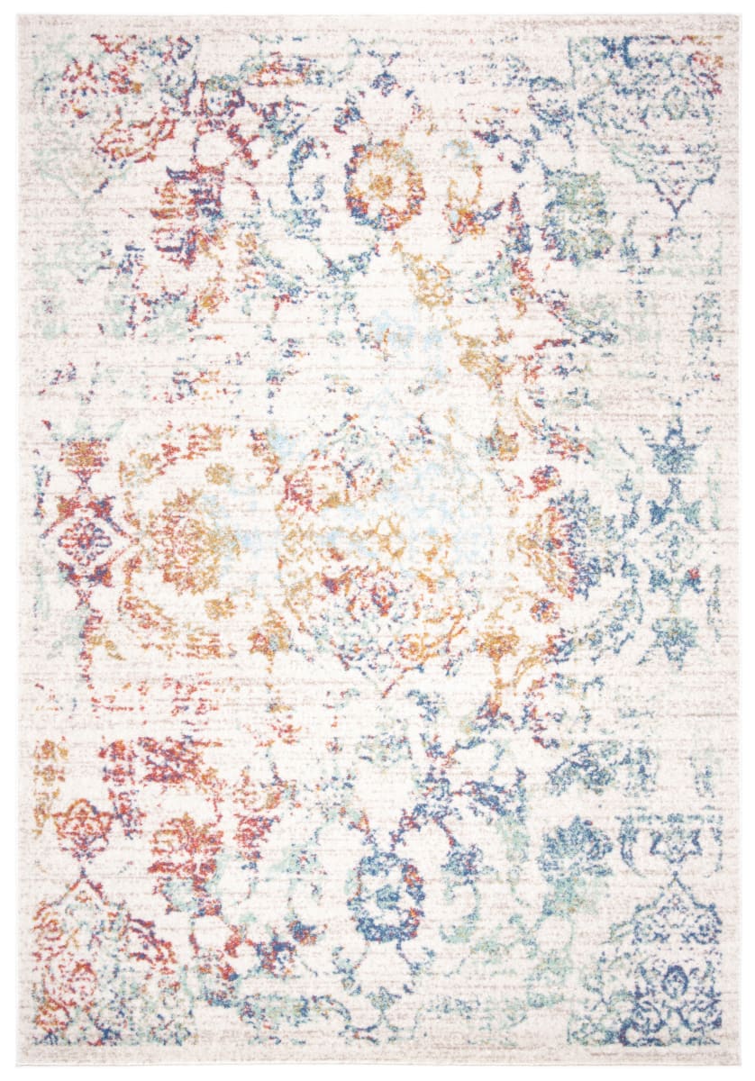 Safavieh Prism Psm534a Cream Aqua Rug Studio