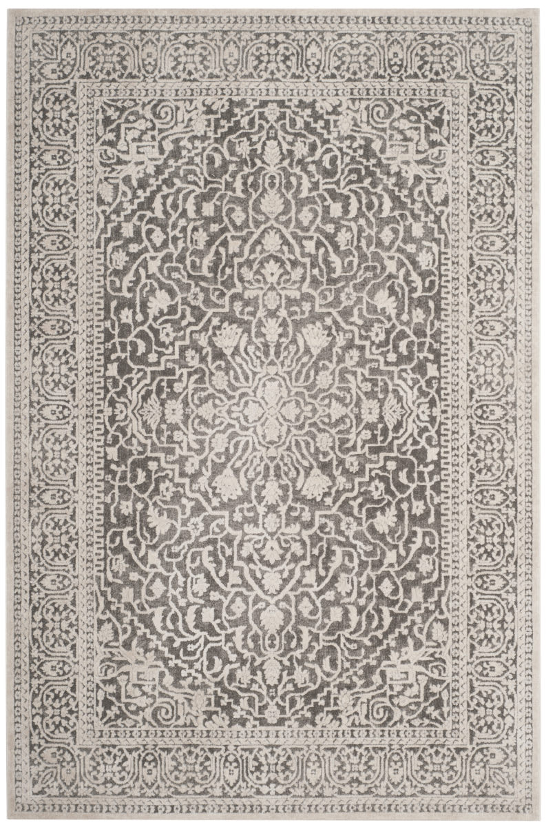 Safavieh Reflection Rft670b Dark Grey Cream Rug Studio