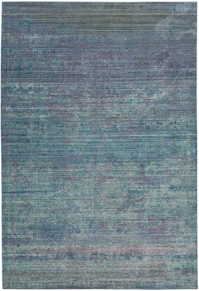 SAFAVIEH Valencia Collection Runner Rug - 2'3 x 8', Turquoise & Multi, Boho Chic Distressed Design, Non-Shedding & Easy Care, Ideal for High Traffic Areas in Living Room, Bedroom (VAL203P