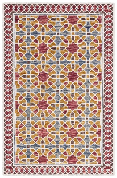 Red Yellow Rugs Safavieh Aspen Apn149q Red - Yellow | Rug Studio