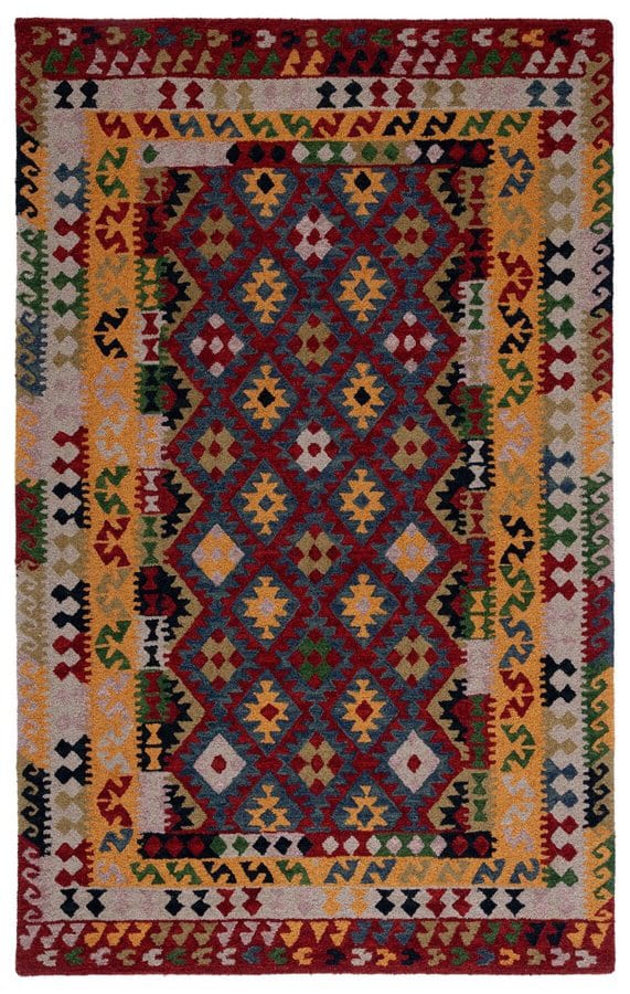 Safavieh Aspen Apn404q Red - Yellow | Rug Studio