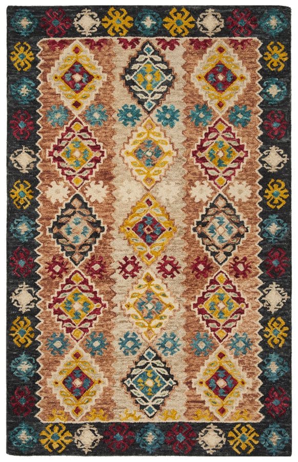 Safavieh Aspen Apn508b Beige - Charcoal | Rug Studio