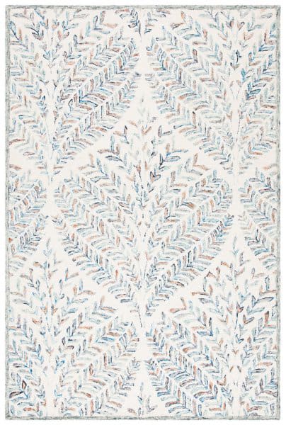 Capri Cpr208a Ivory - Blue | Rug Studio