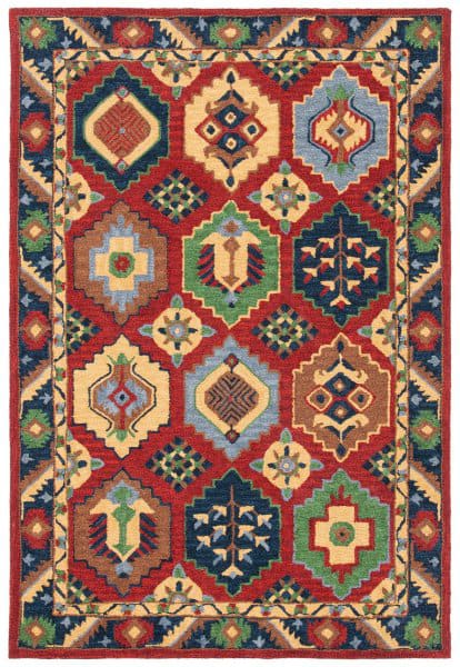 Red Gold Rug Heritage Hg352q Red - Gold | Rug Studio