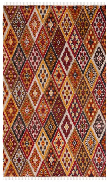 Red Gold Rug Safavieh Kilim Klm726q Red - Gold | Rug Studio