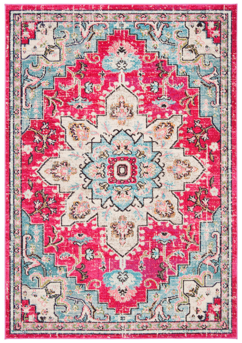 Safavieh Madison MAD473A Fuchsia - Blue | Rug Studio
