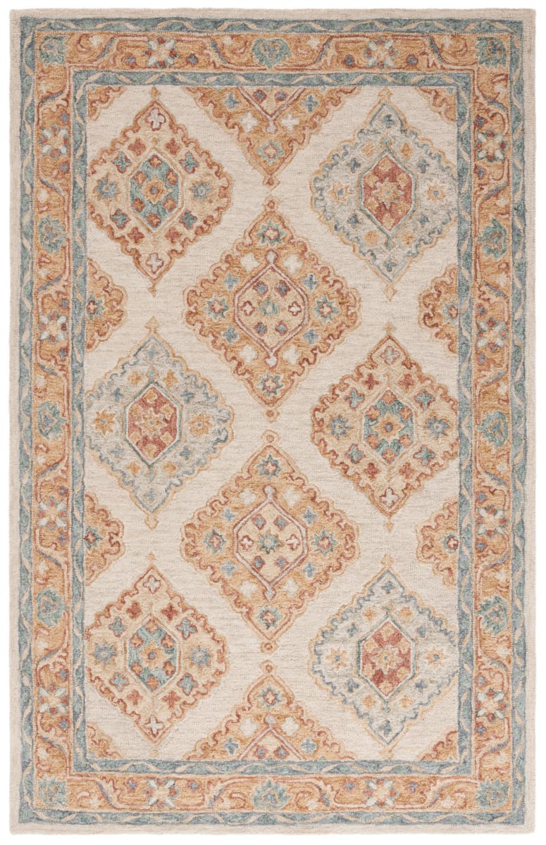 Safavieh Metro MET378B Beige - Rust | Rug Studio
