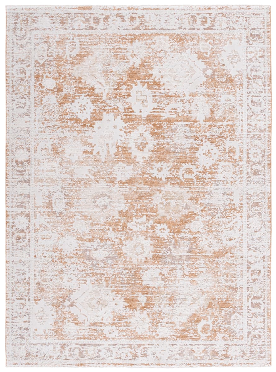 Rome Rust Rug Romance ROM316P Rust - Beige Ivory | Rug Studio