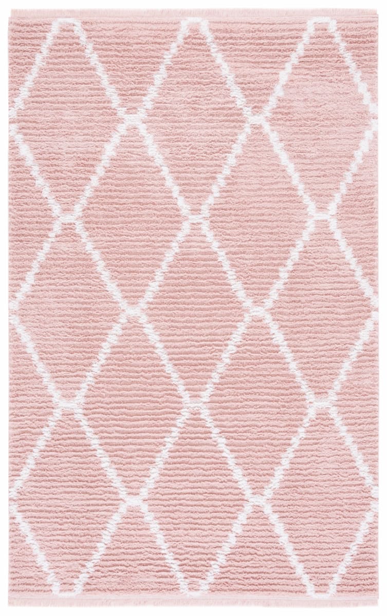 Augustine AGT829U Pink - Ivory | Rug Studio
