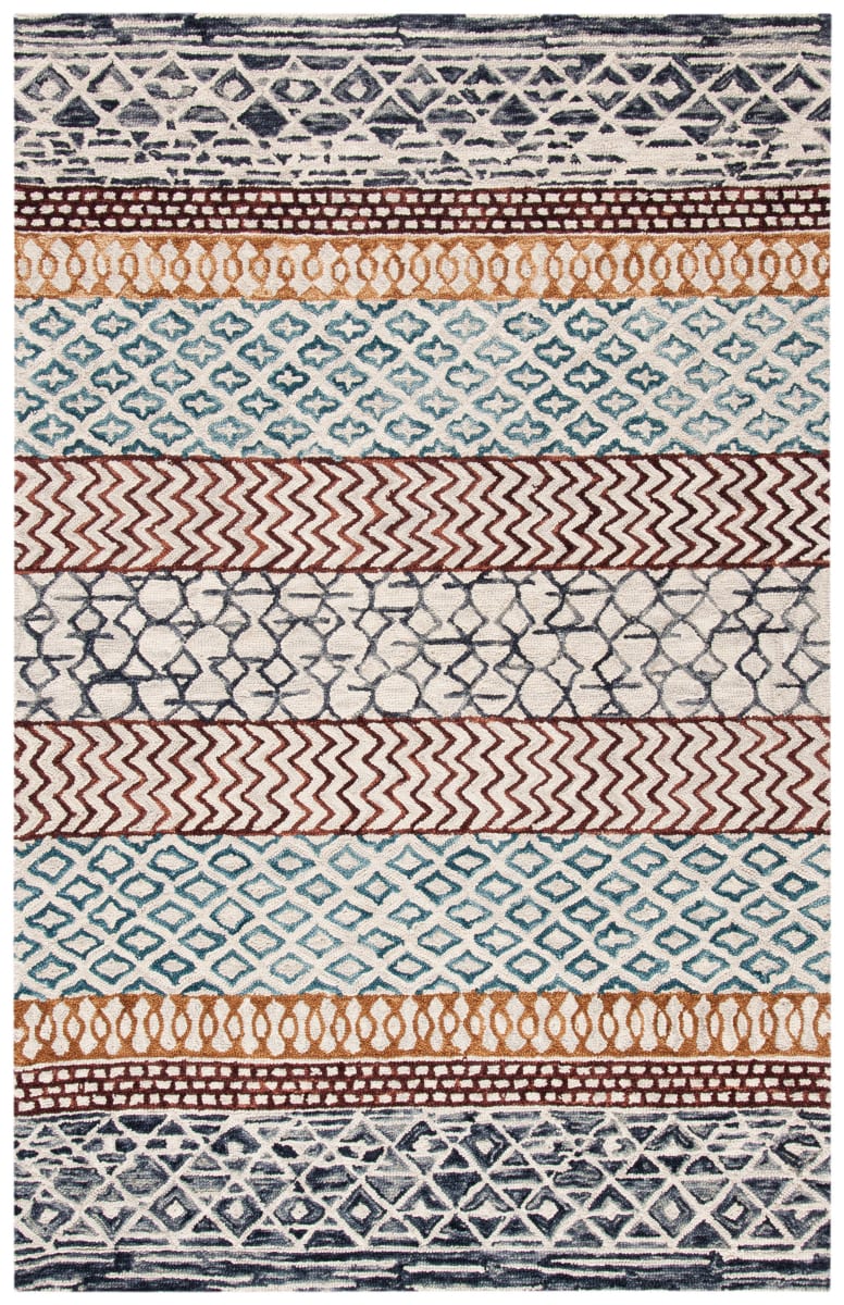 Capri CPR502A Ivory - Charcoal | Rug Studio