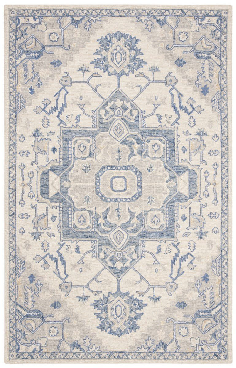 Lauren Ralph Lauren Percy Lrl6652G Ivory - Blue | Rug Studio