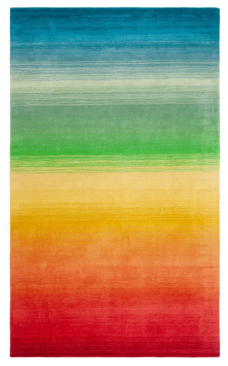 Manhattan Man175M Blue - Red | Rug Studio