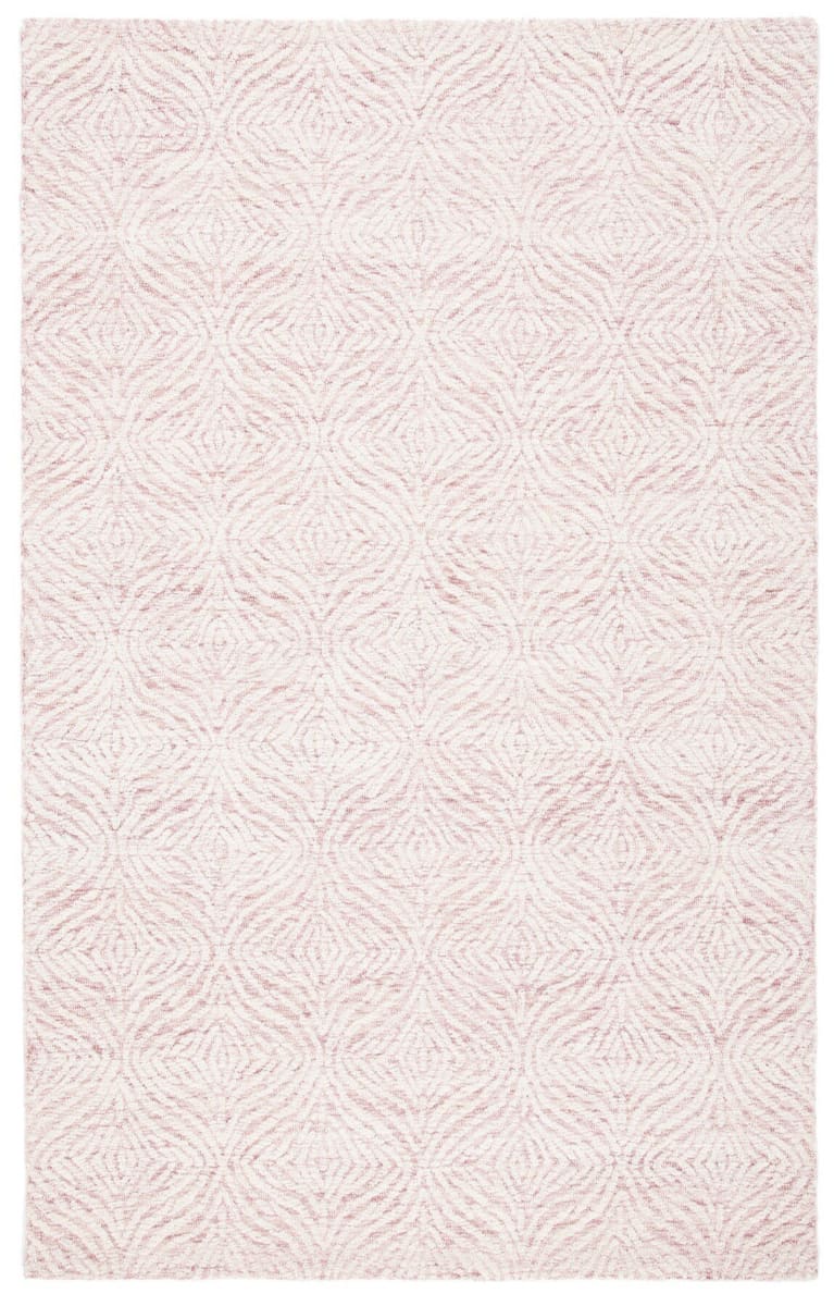 Metro Met904U Dark Pink - Ivory | Rug Studio