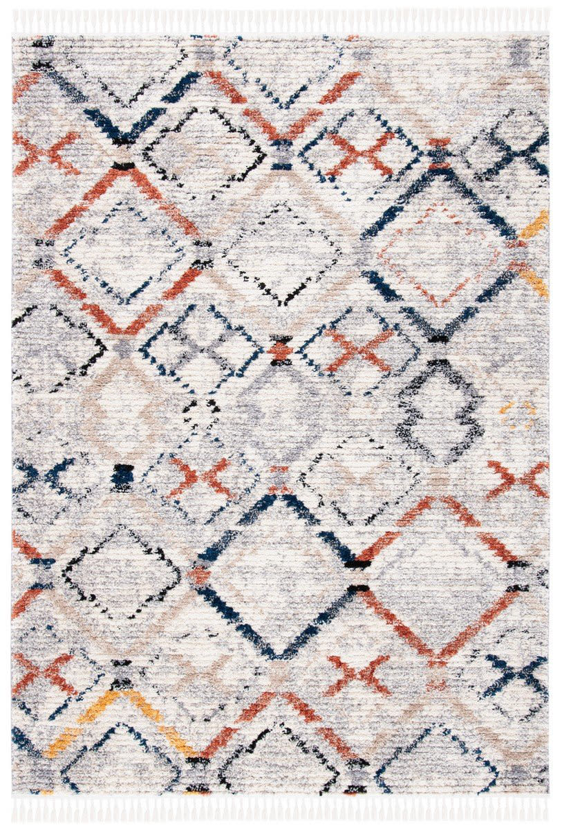 Safavieh Morocco Mrc838F Grey Navy Rug Studio
