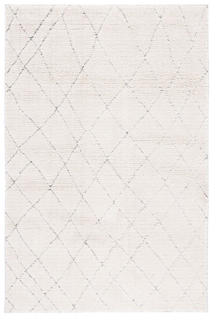 Martha Stewart Lucia Shag Msr0727F Light Grey White Rug Studio