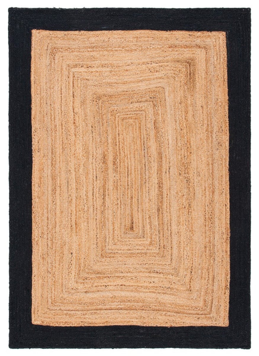 Safavieh Natural Fiber Nfb852Z Natural - Black | Rug Studio