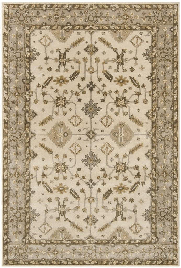 Royalty Roy870A Cream - Light Grey | Rug Studio