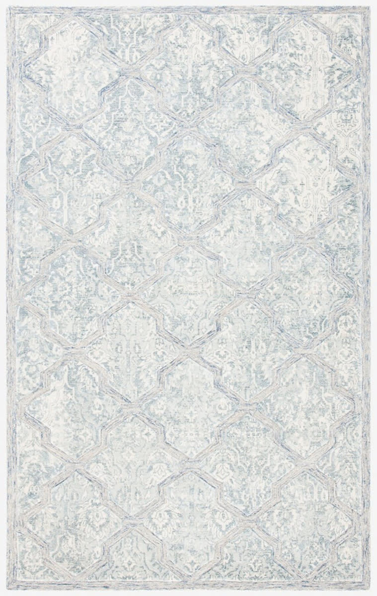 Safavieh Restoration Vintage Rvt116M Blue Ivory Rug Studio