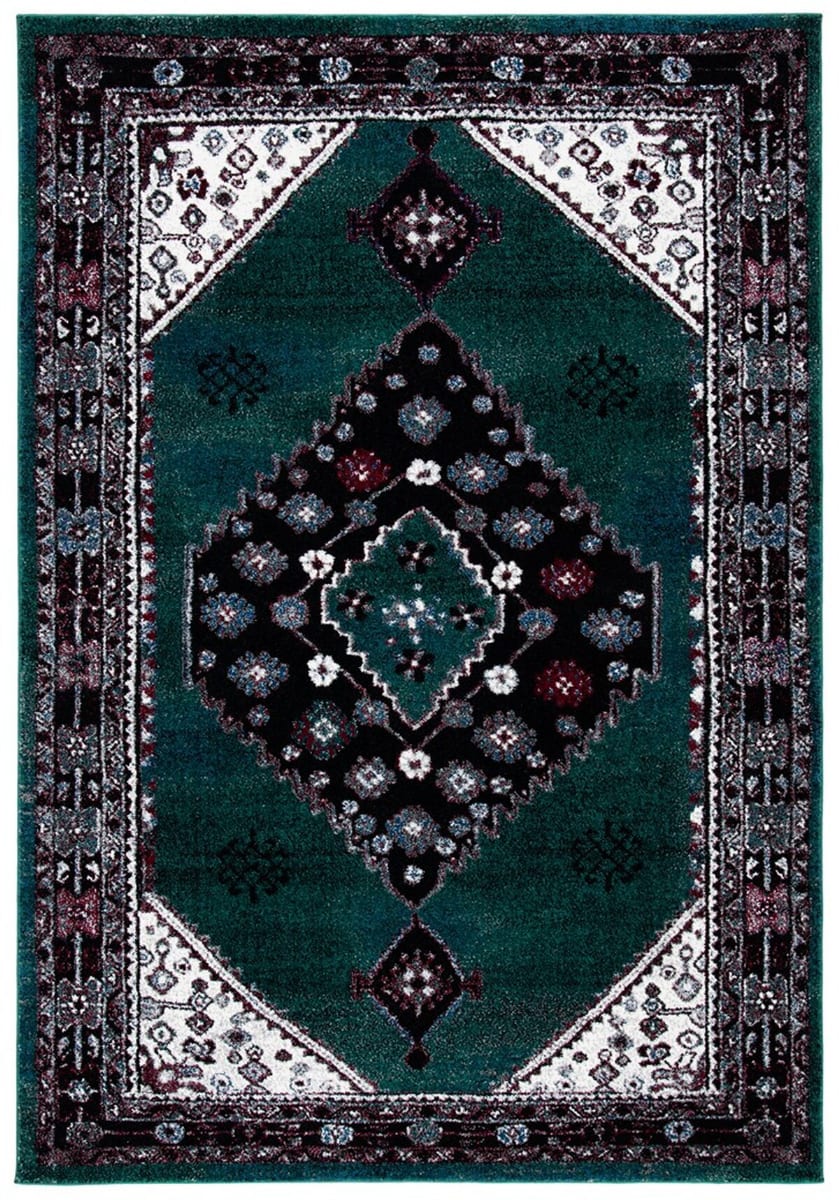 Safavieh Vintage Hamadan Vth202Y Green Black Rug Studio