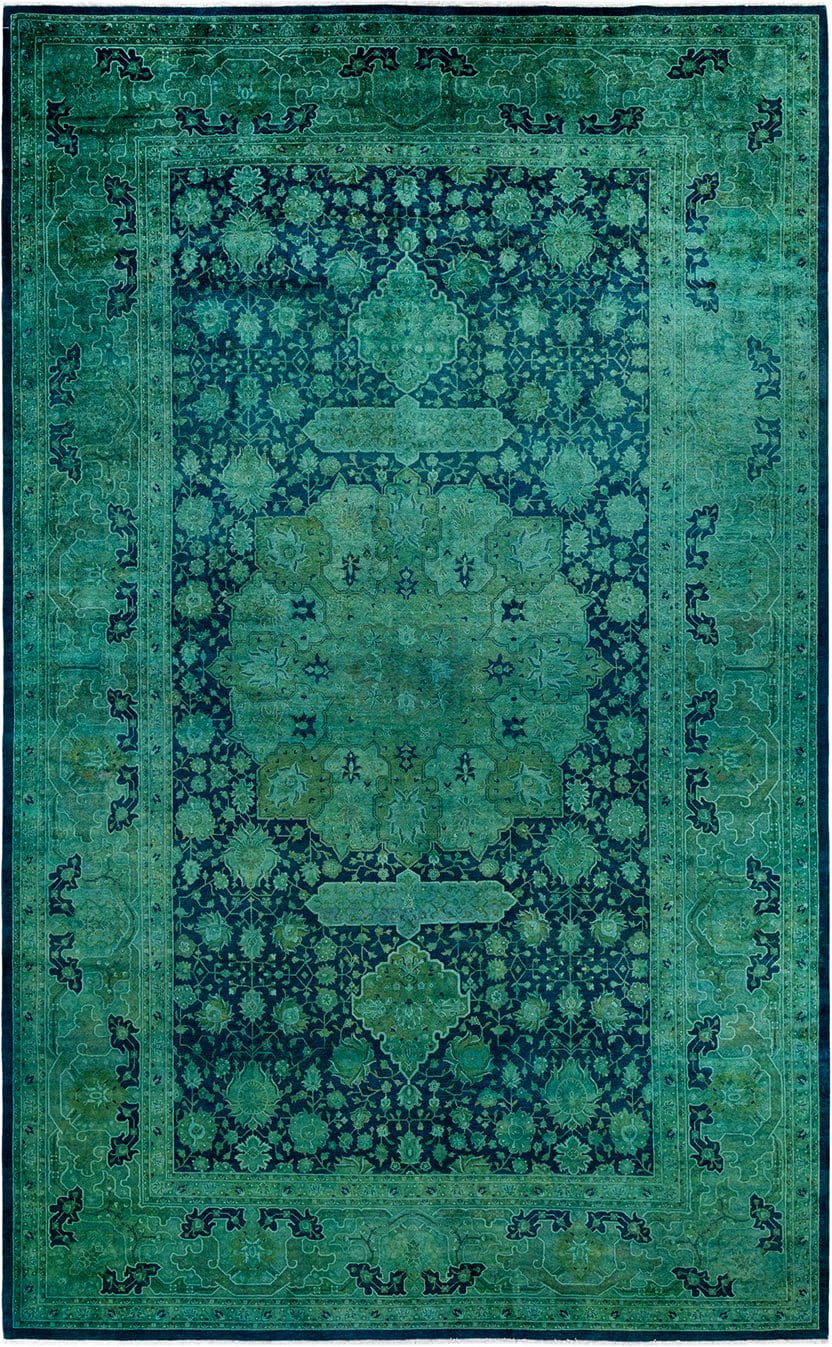 Solo Rugs Fine Vibrance M142243 Blue Rug Studio