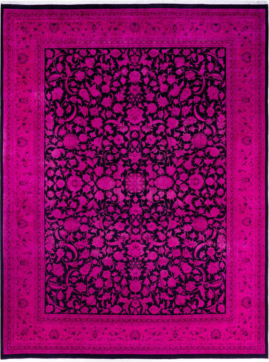 Solo Rugs Fine Vibrance M147378 Black Rug Studio