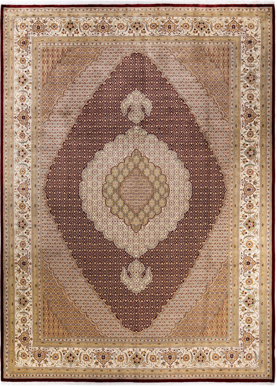 84x72 Rug Solo Rugs Mogul M1758-84 Red | Rug Studio