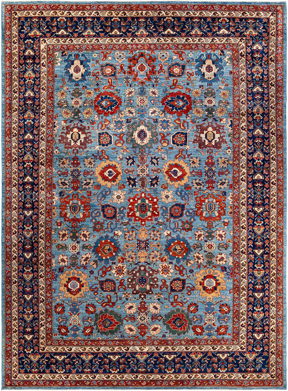 Solo Rugs Serapi M1982-16 Light Blue | Rug Studio