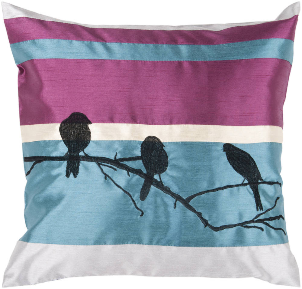 Surya Pillows Hh 115 Eggplant Teal Clearance Rug Studio