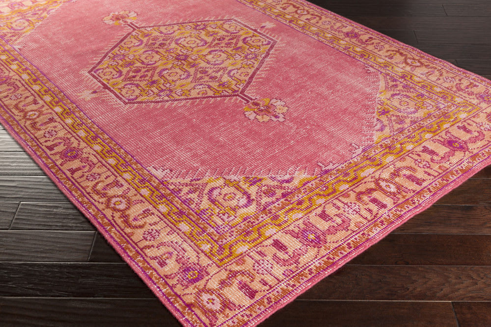Surya Zahra Zha 4005 Hot Pink Rug Studio - Hot Pink And Orange Area Rug Surya Zahra Zha 4005 Hot Pink Rug Studio - Hot Pink And Orange Area Rug