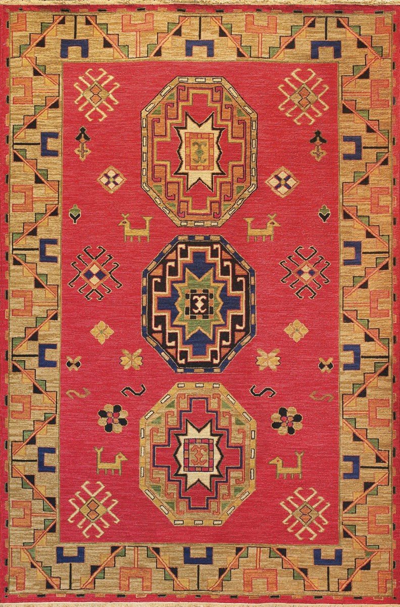 Tibet Rug Company Soumak Kazak Design 4 Rug Studio