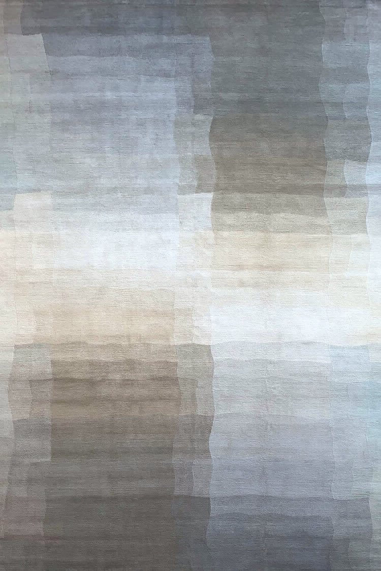 Tibet Rug Company 100 Knot Premium Tibetan Reflections Ash | Rug Studio