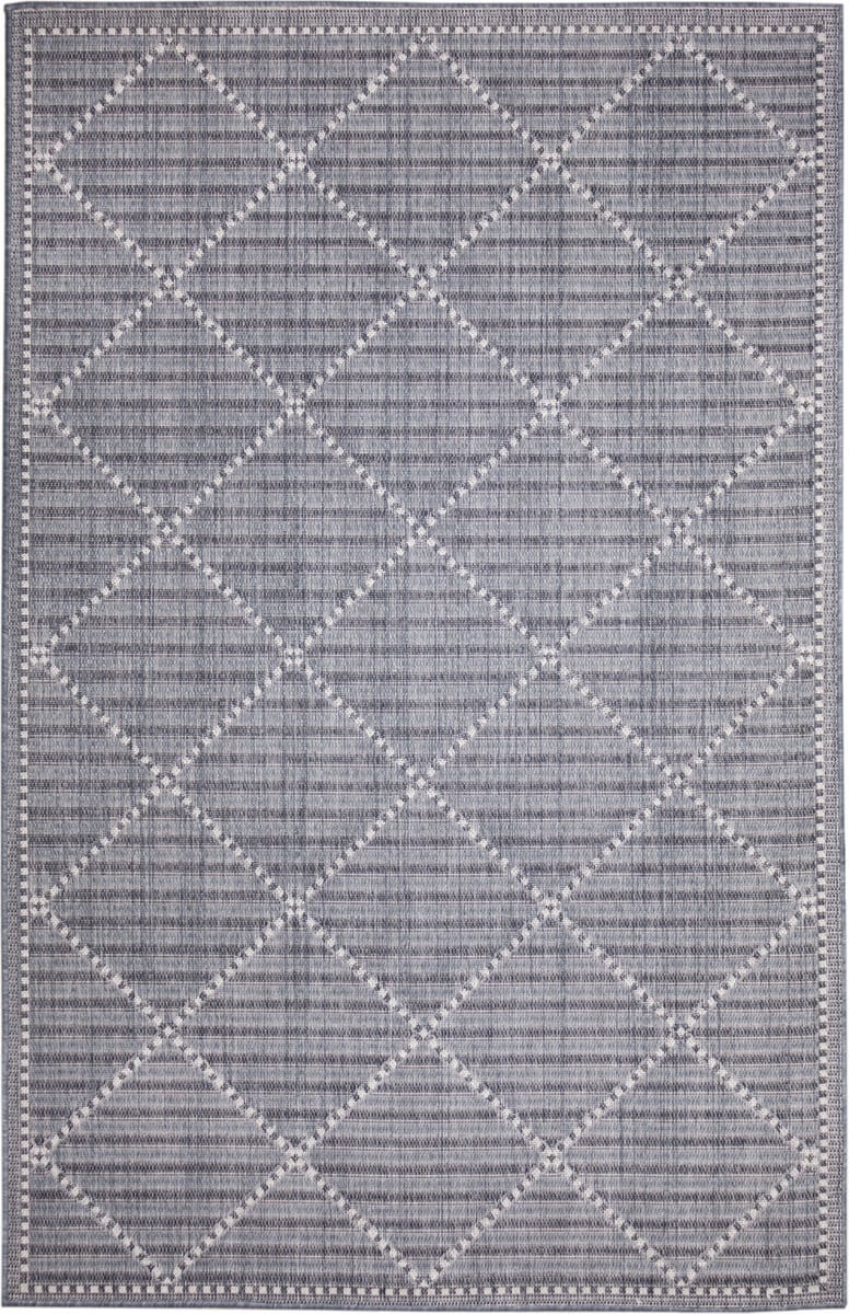 TransOcean Malibu Checker Diamond 822533 Navy Rug Studio