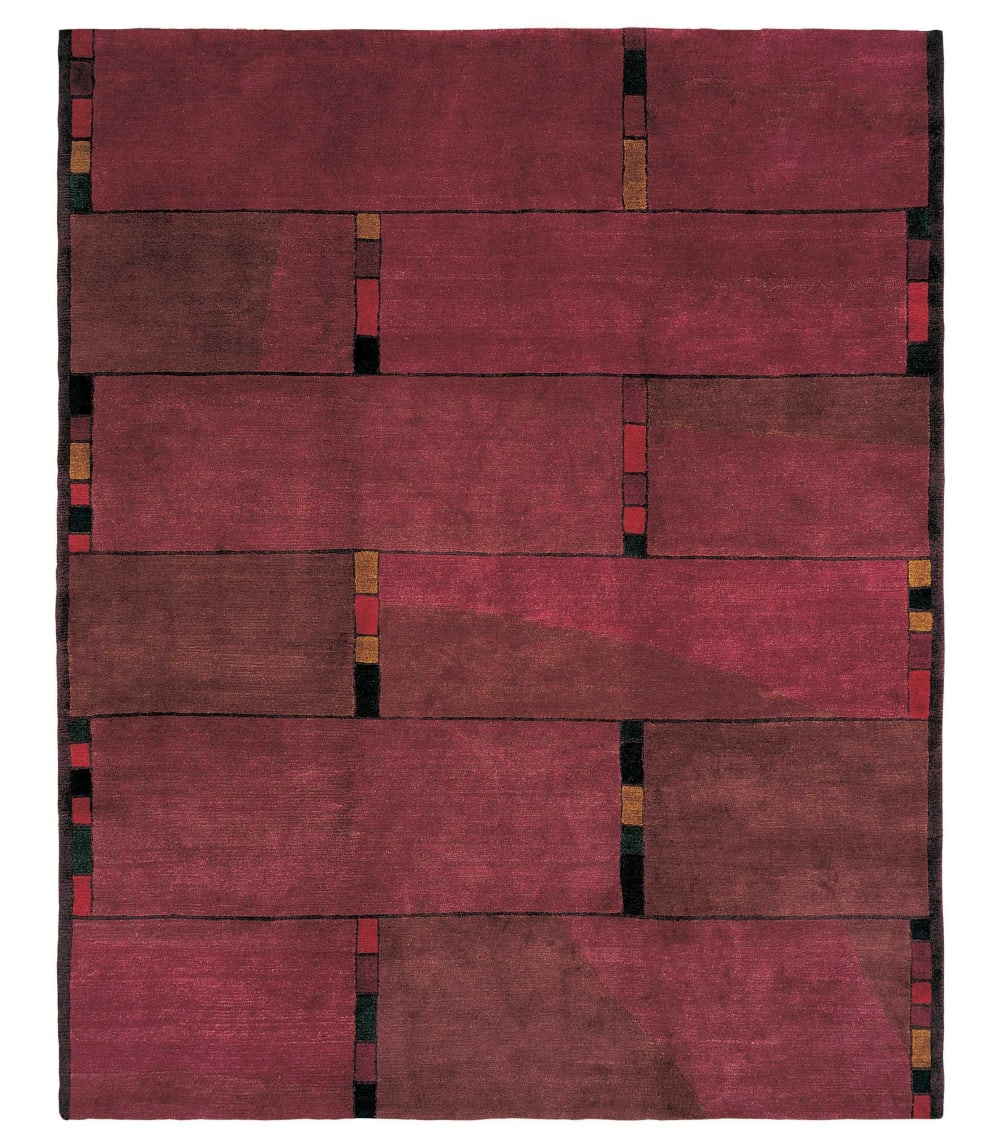 Inlay Rug Tufenkian Inlay Mahogany | Rug Studio