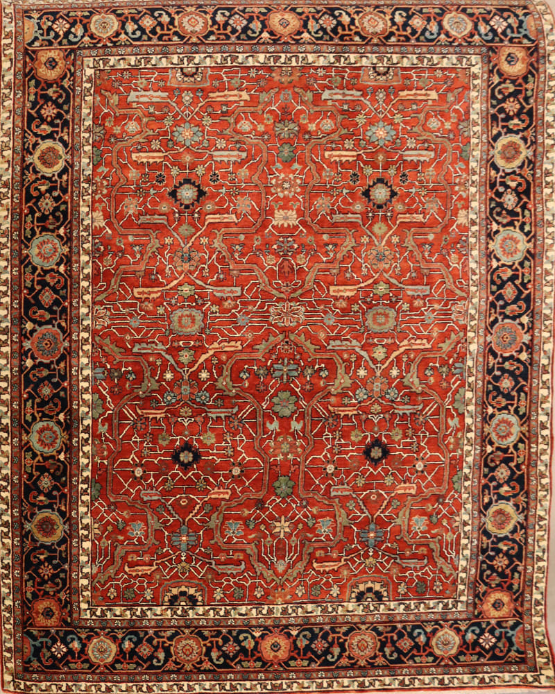 RugStudio Sample Sale 275921R Red - Blue Last Chance | Rug Studio