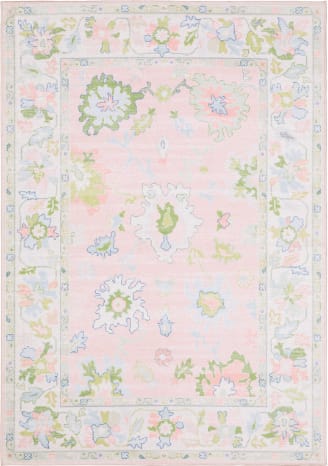 Oriental Weavers Addison Add04 Pink - Green | Rug Studio