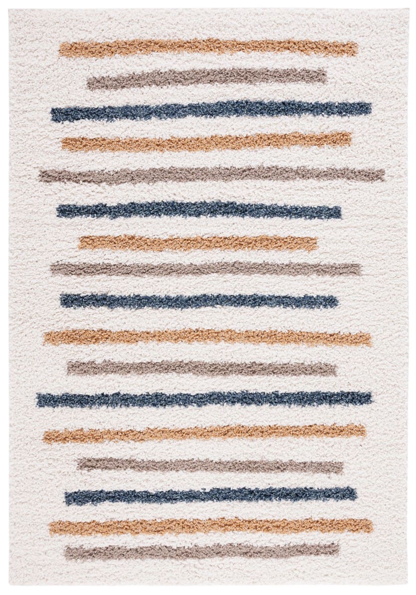 SAFAVIEH California Shag Collection Area Rug - 10' Square, Silver, Non-Shedding & Easy to Clean, Ultra Plush Thick Pile, Ideal for Living Room, Bedroom, Dining Space (SG151-7575