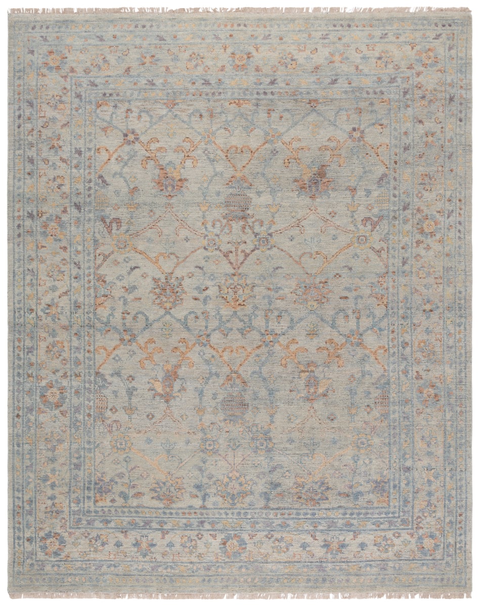 Izmir IZM204F Grey - Rust | Rug Studio