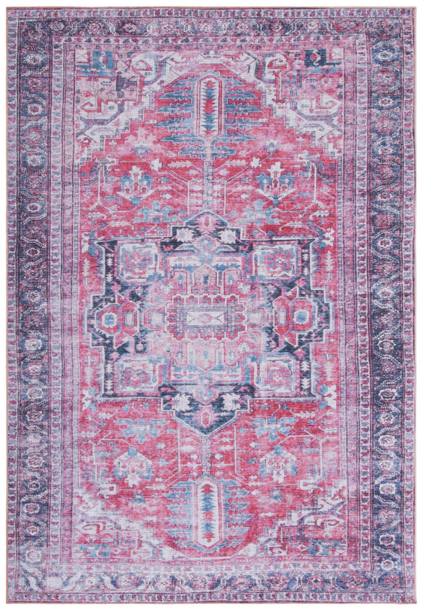 Serapi SEP389N Navy - Red | Rug Studio