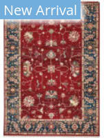 Capel Landis Keshan 3924 Crimson Navy Area Rug