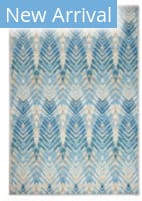 Dash and Albert Seneca Washable Blue Area Rug