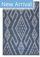 Dash and Albert Gunthrie Washable Navy Area Rug