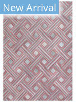 Exquisite Rugs Natural Hide Hand Stitched 2137 Red - Multi Area Rug