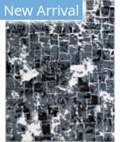 Exquisite Rugs Cecily Hand Knotted 2201 Black - Gray Area Rug