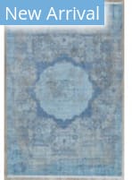 Exquisite Rugs Palace Power Loomed 6169 Ivory - Blue Area Rug