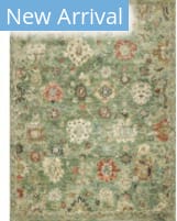Exquisite Rugs Oxford Hand Knotted 7222 Green Area Rug
