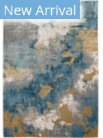 Karastan Tryst Nuvole Grey Blue Area Rug