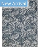 Nourison Home Garden Oasis Goa01 Navy Area Rug