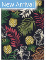 Oriental Weavers Havana Hav07 Navy - Multi Area Rug