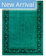 Solo Rugs Fine Vibrance Green 9'3'' x 12'3'' Rug